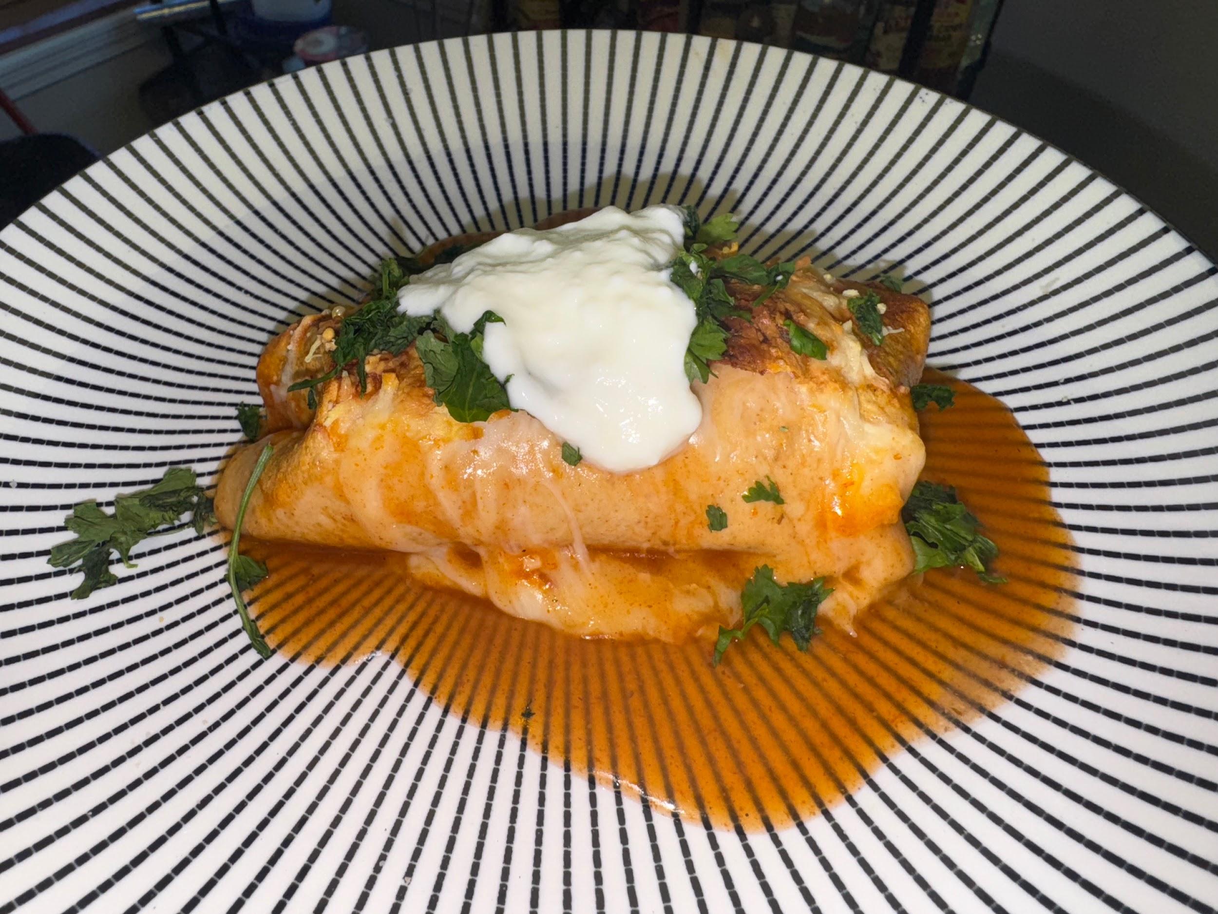 Low-Calorie, High-Fiber Enchilada Meal Prep