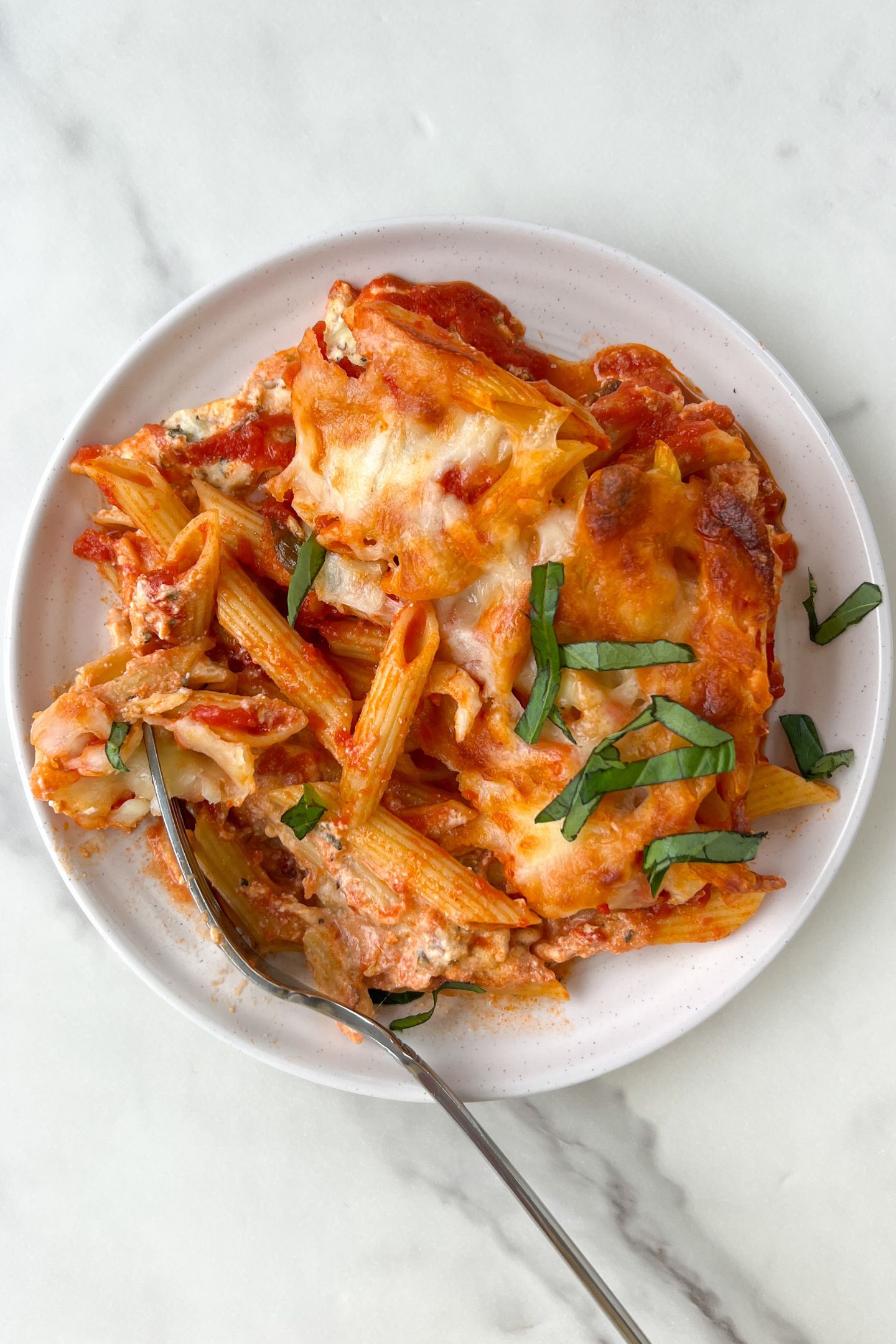 Zesty Gluten-Free Ziti with Turkey Sausage & Veggies